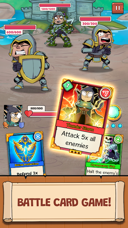 #3. Card Guardians: Rogue Deck RPG (Android) By: Tapps Games - PT