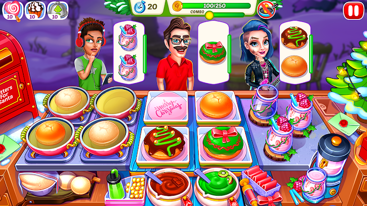 #10. Christmas Fever Cooking Games (Android) By: GameiCreate