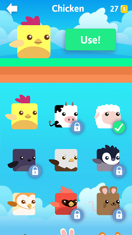 #4. Stacky Bird: Fun Egg Dash Game (Android) By: Kooapps Games | Fun Arcade and Casual Action Games