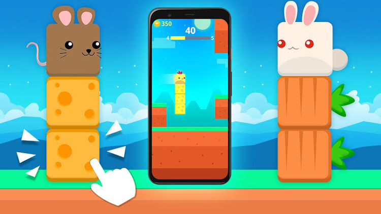 #7. Stacky Bird: Fun Egg Dash Game (Android) By: Kooapps Games | Fun Arcade and Casual Action Games