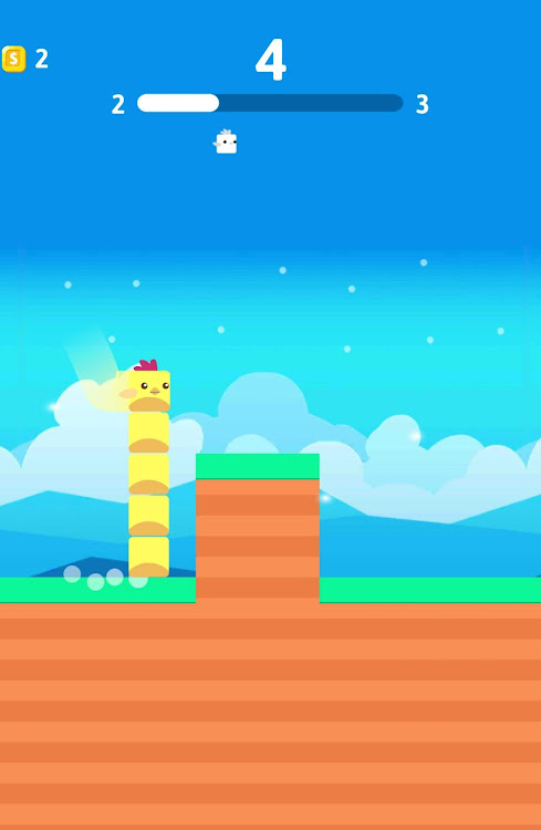 #10. Stacky Bird: Fun Egg Dash Game (Android) By: Kooapps Games | Fun Arcade and Casual Action Games