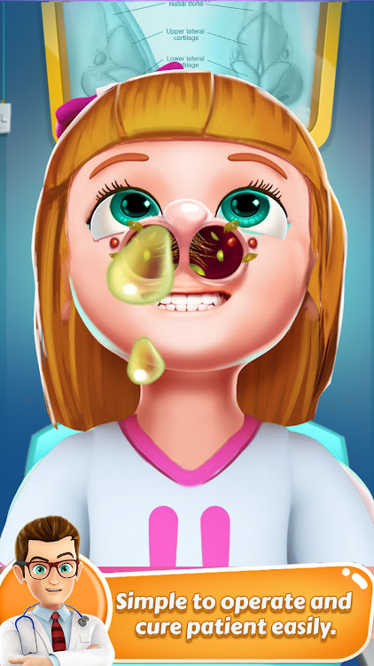 #3. Nose Doctor Surgery Games (Android) By: Taprix