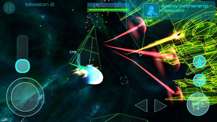 #3. Stickman Space Fighter (Android) By: Neon Warriors Games