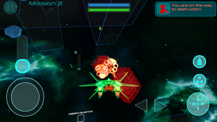 #5. Stickman Space Fighter (Android) By: Neon Warriors Games