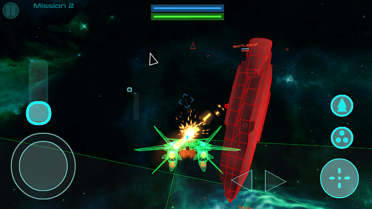 #6. Stickman Space Fighter (Android) By: Neon Warriors Games