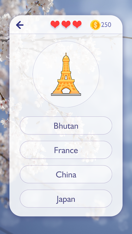 #3. Guess The Country : Quiz Game (Android) By: CityApps Digital Services