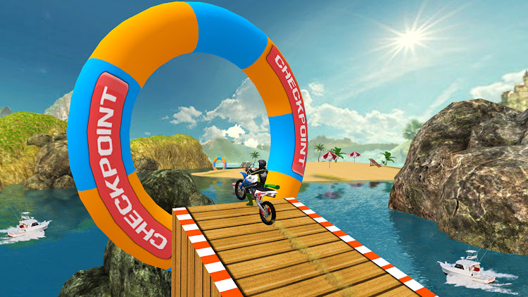 #8. Bike Racing : Water Bike Games (Android) By: Gamezeniq Technologies