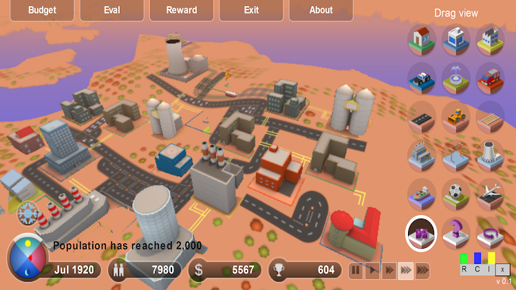 #2. Perfect City - Design & build (Android) By: GTSStar .co