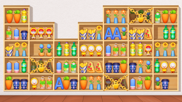 #7. Goods Sorting 3D: Match Master (Android) By: Sugame