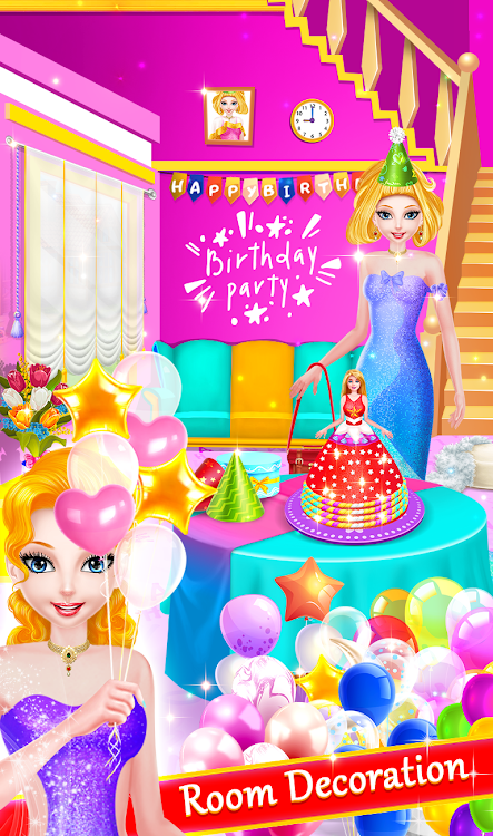 #3. Princess Birthday Cake Party S (Android) By: Supergirl Game Studio