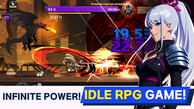 #2. Dual Blader : Idle Action RPG (Android) By: SUPERBOX Inc