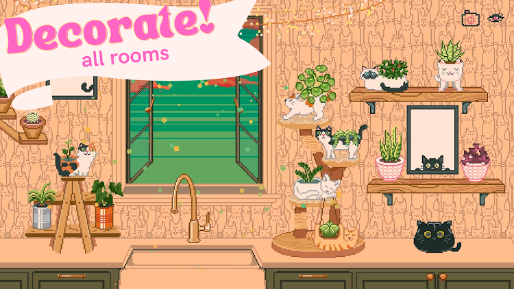 #3. Window Garden - Lofi Idle Game (Android) By: CLOVER-FI Games