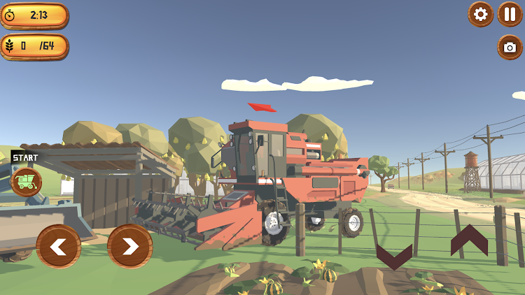 #2. Realistic Harvester Simulator (Android) By: ANCAMA