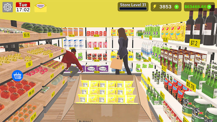 #4. Supermarket 3D: Simulator Game (Android) By: Rocket Succeed Together