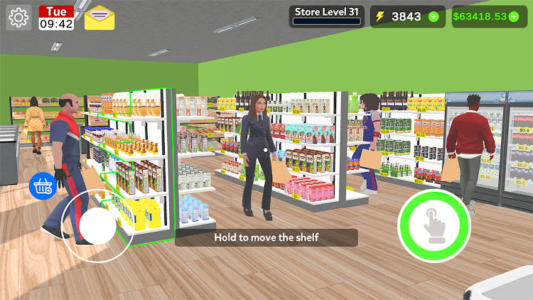 #6. Supermarket 3D: Simulator Game (Android) By: Rocket Succeed Together