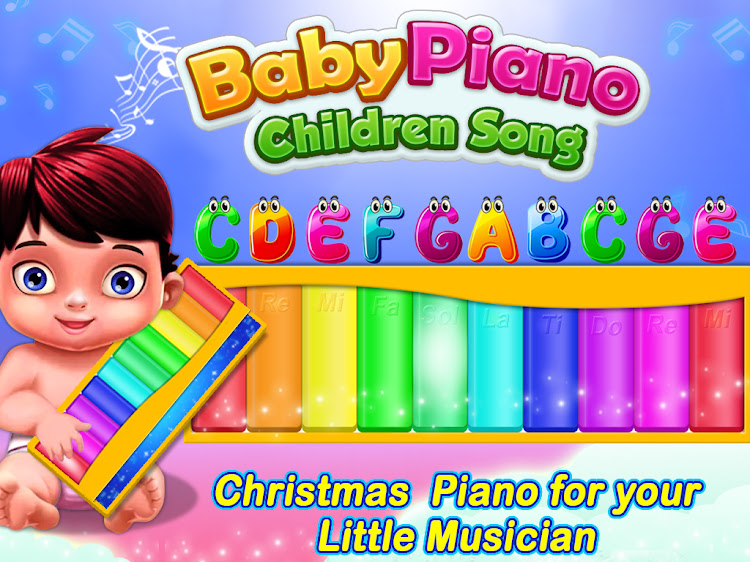 #6. Baby Piano - Children Song (Android) By: playNfun - educational & girl games