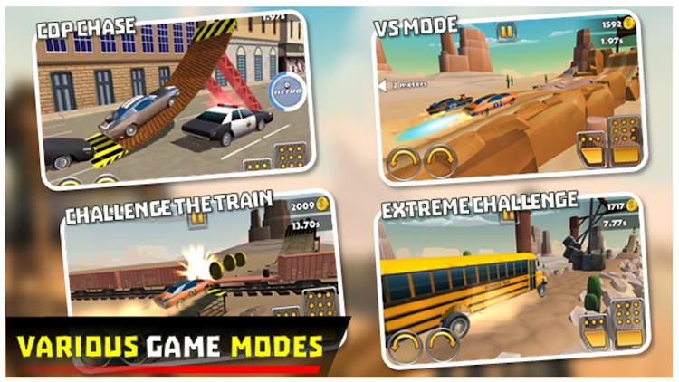 #7. Mega Ramp Car (Android) By: Orange Studios Games