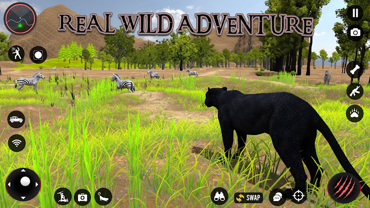 #3. Black Panther Simulator Games (Android) By: Gamba Studio