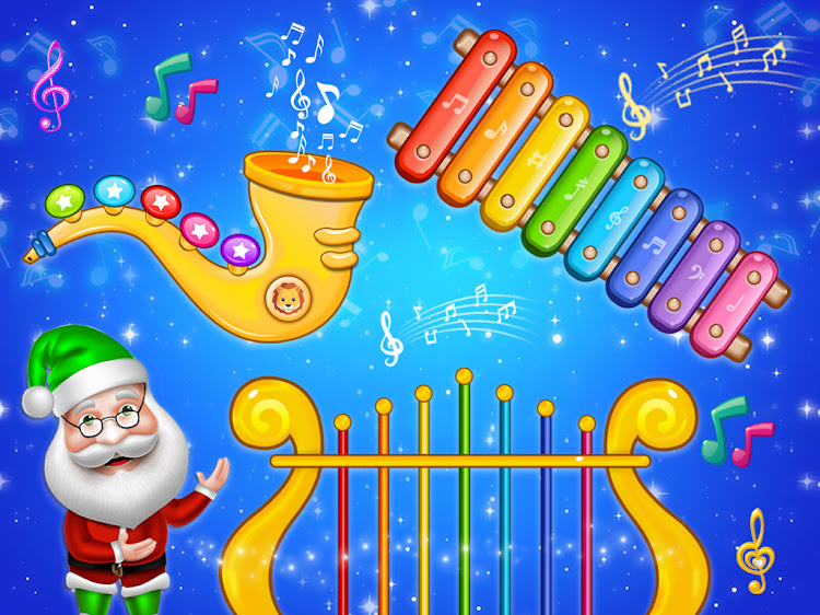 #5. Xmas Piano - Christmas Song (Android) By: playNfun - educational & girl games