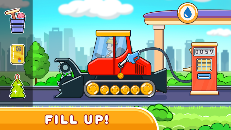 #2. Car & Games for kids building (Android) By: GoKids! publishing