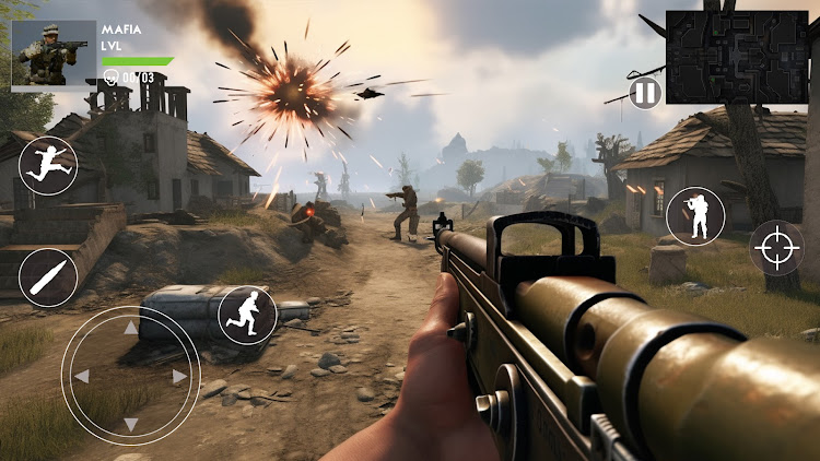 #3. WW2 shooting games world war 2 (Android) By: Xee Play Games