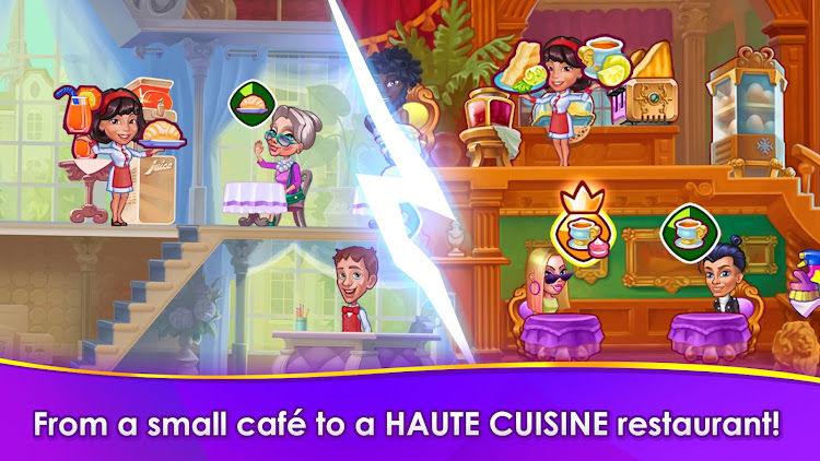 #2. Cafe Dash: Cooking, Diner Game (Android) By: MAD PIXEL