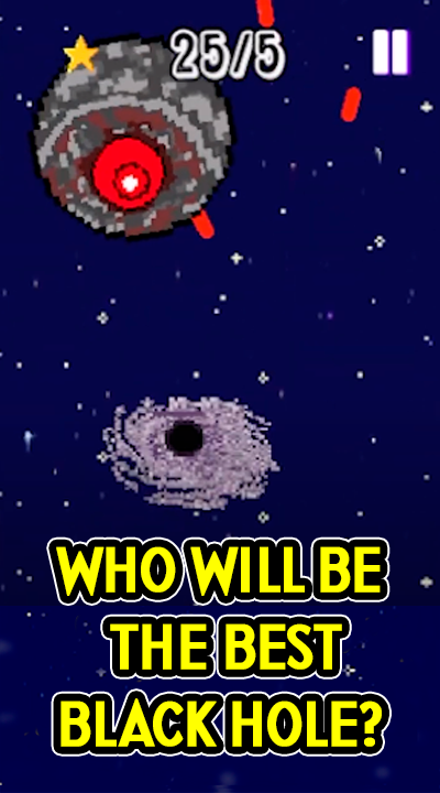 #8. black hole eater arcade game (Android) By: vianadev