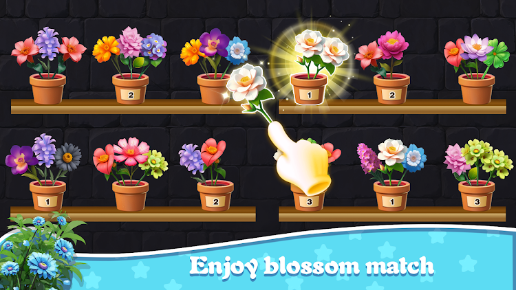 #7. Flower Triple Sort:Blossom 3D (Android) By: Gy Game