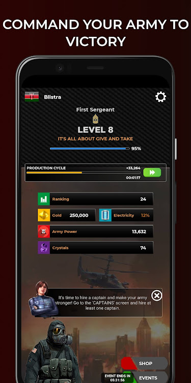 #6. Army Tycoon 2: War Simulator (Android) By: Amir Assaraf