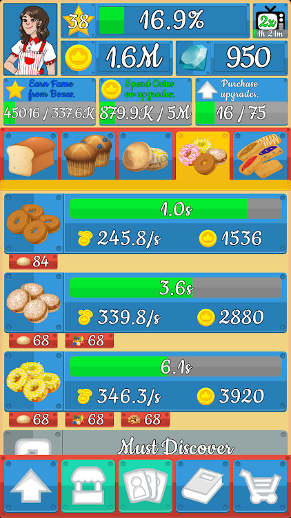 #6. Easy Bake Idle (Android) By: Knubbles Inc.