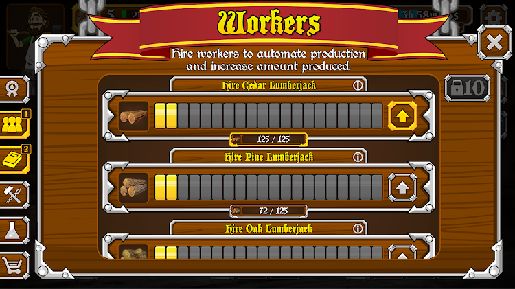 #7. Craftsmith: Idle Crafting Game (Android) By: Knubbles Inc.