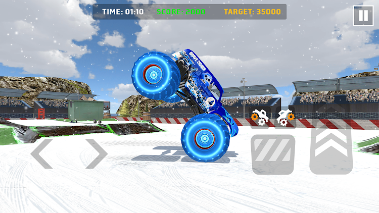 #2. Car Games: Monster Truck Stunt (Android) By: Zego Global Pte