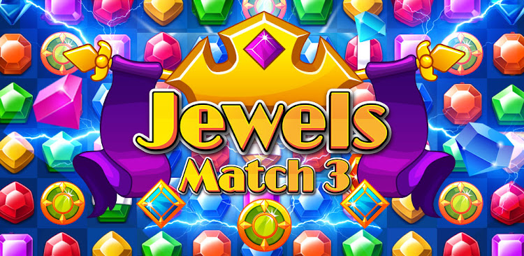 #8. Jewels Classic Match 3 Legends (Android) By: otto games