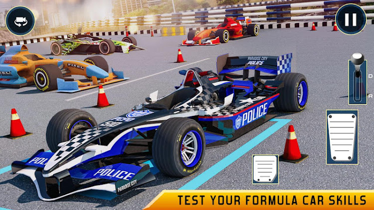 #4. Formula Car Parking: Car Games (Android) By: DragaTown Studio