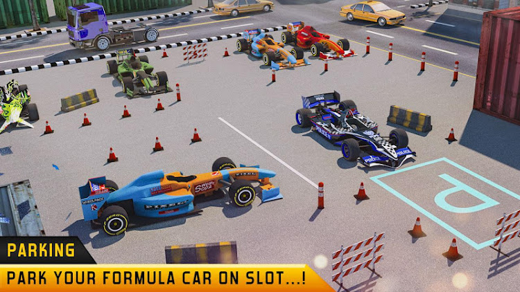 #5. Formula Car Parking: Car Games (Android) By: DragaTown Studio