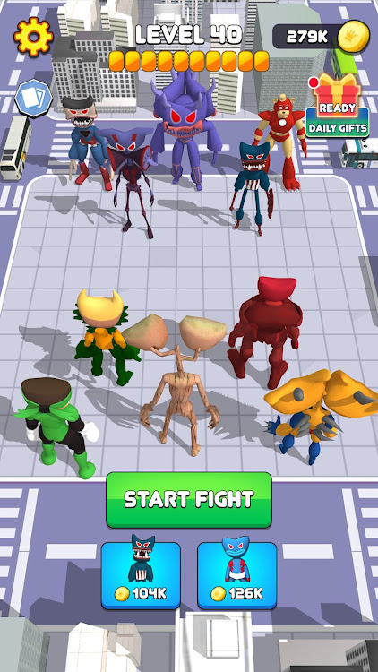 #4. Monster Head Merge Battle (Android) By: ROBUST GAME STUDIO