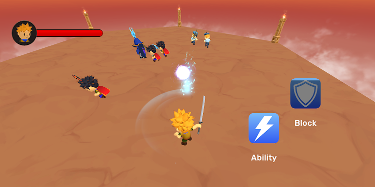 #9. Blade Ball Dodgeball Battle (Android) By: Moon Tean Studio