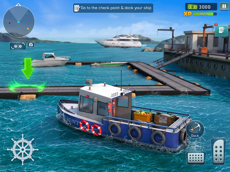 #5. Port Tycoon: Fishing Boat Game (Android) By: GamesCraft Studio