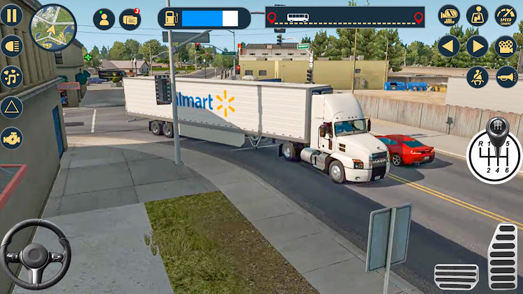 #5. Semi Truck Driving Cargo Games (Android) By: Gaming Boost