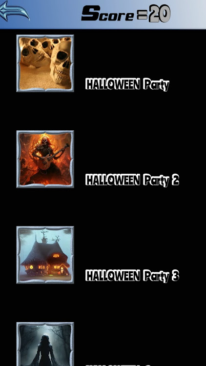 #2. halloween party puzzle (Android) By: Bird and Bear games