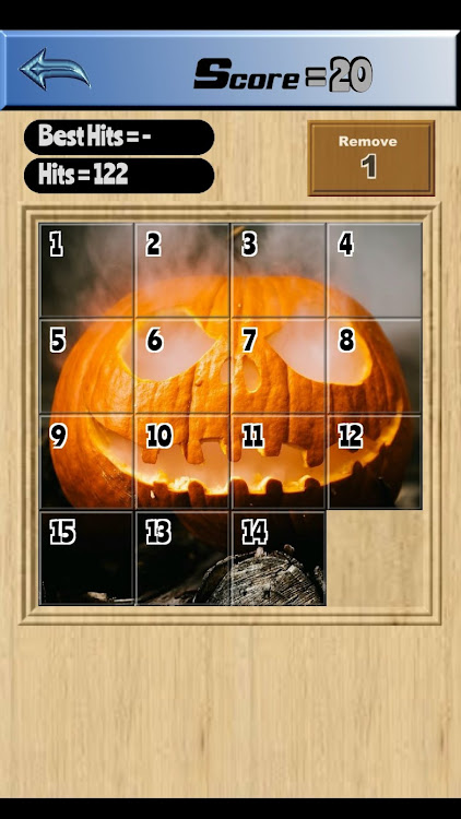 #4. halloween party puzzle (Android) By: Bird and Bear games