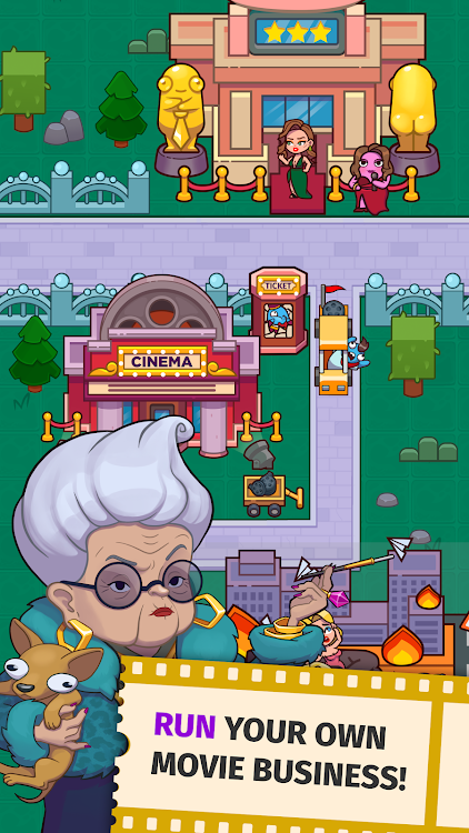 #7. Movie Mania: Cinema Tycoon (Android) By: MYRIDDLE SOFTWARE LIMITED