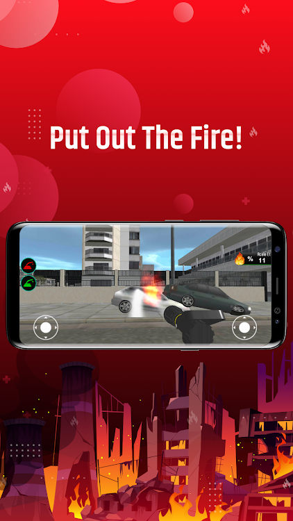 #2. Fire Truck Games - Firefigther (Android) By: Gemp