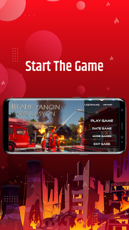 #4. Fire Truck Games - Firefigther (Android) By: Gemp