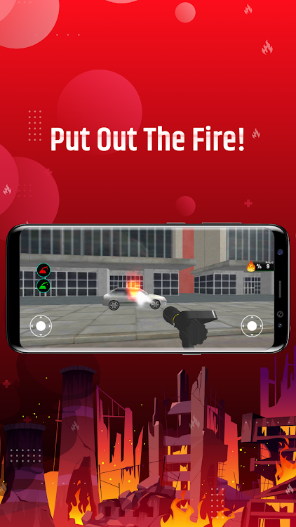 #8. Fire Truck Games - Firefigther (Android) By: Gemp