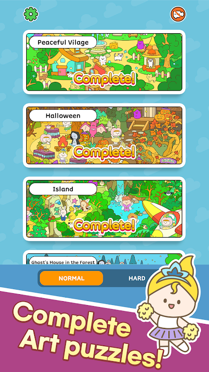 #5. Sticker Town Puzzle:Color Book (Android) By: ACTIONFIT