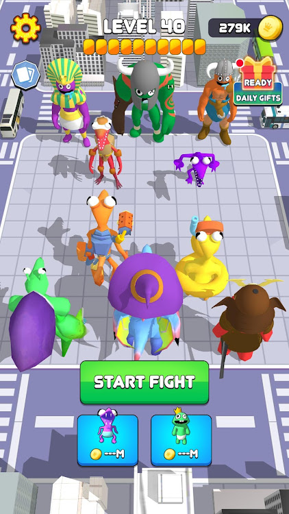 #2. Monster Friends Merge Battle (Android) By: ROBUST GAME STUDIO