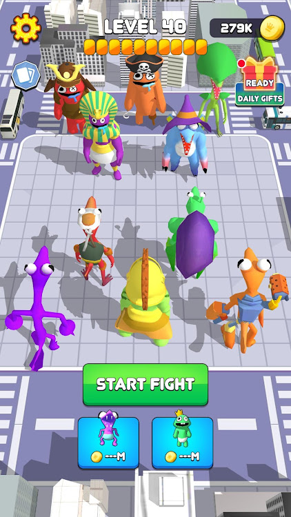 #8. Monster Friends Merge Battle (Android) By: ROBUST GAME STUDIO