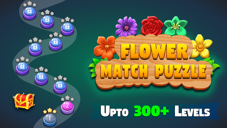 #6. Flower Match Game Flower Merge (Android) By: Hub Apps & Games Studio