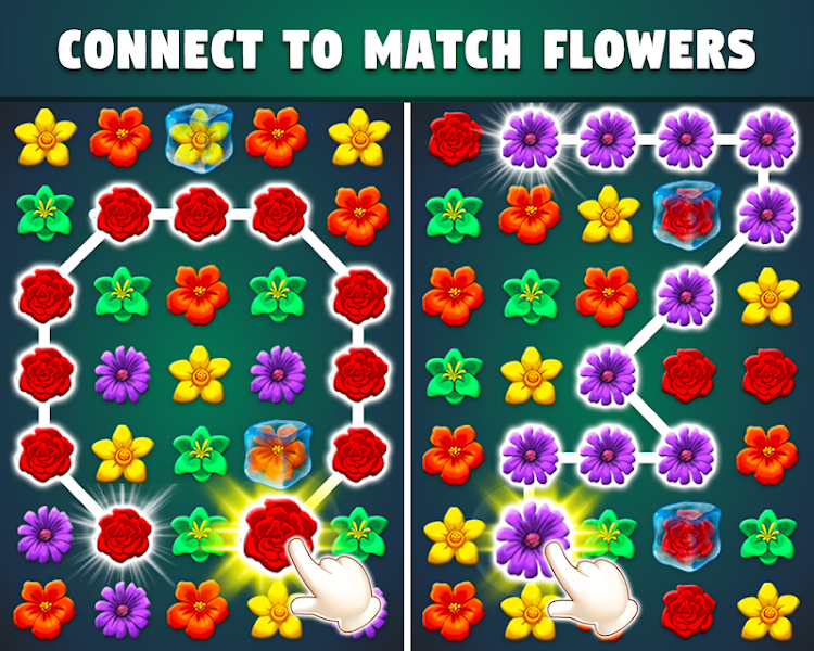 #7. Flower Match Game Flower Merge (Android) By: Hub Apps & Games Studio